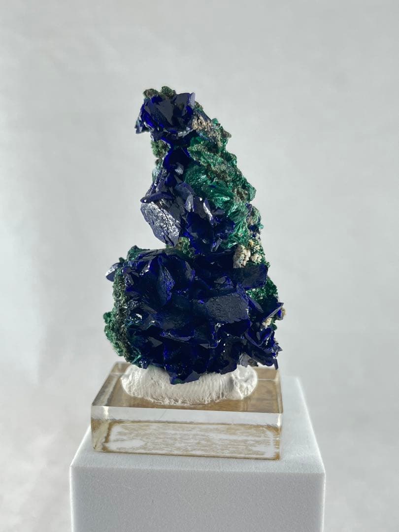 【鉱物商店】アズライト（藍銅鉱）とマラカイト　天然石　原石