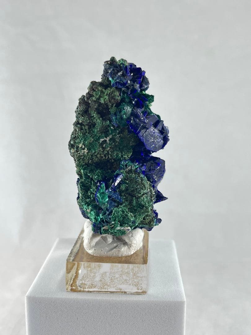 【鉱物商店】アズライト（藍銅鉱）とマラカイト　天然石　原石