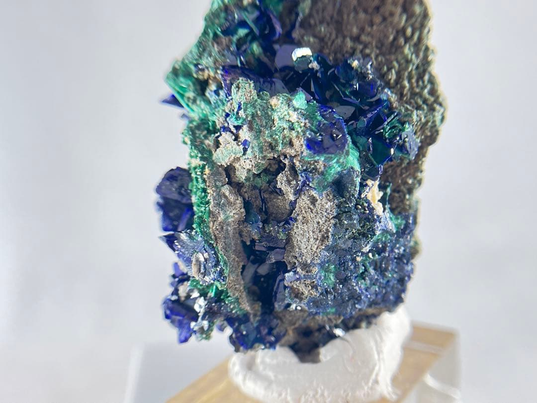 【鉱物商店】アズライト（藍銅鉱）とマラカイト　天然石　原石