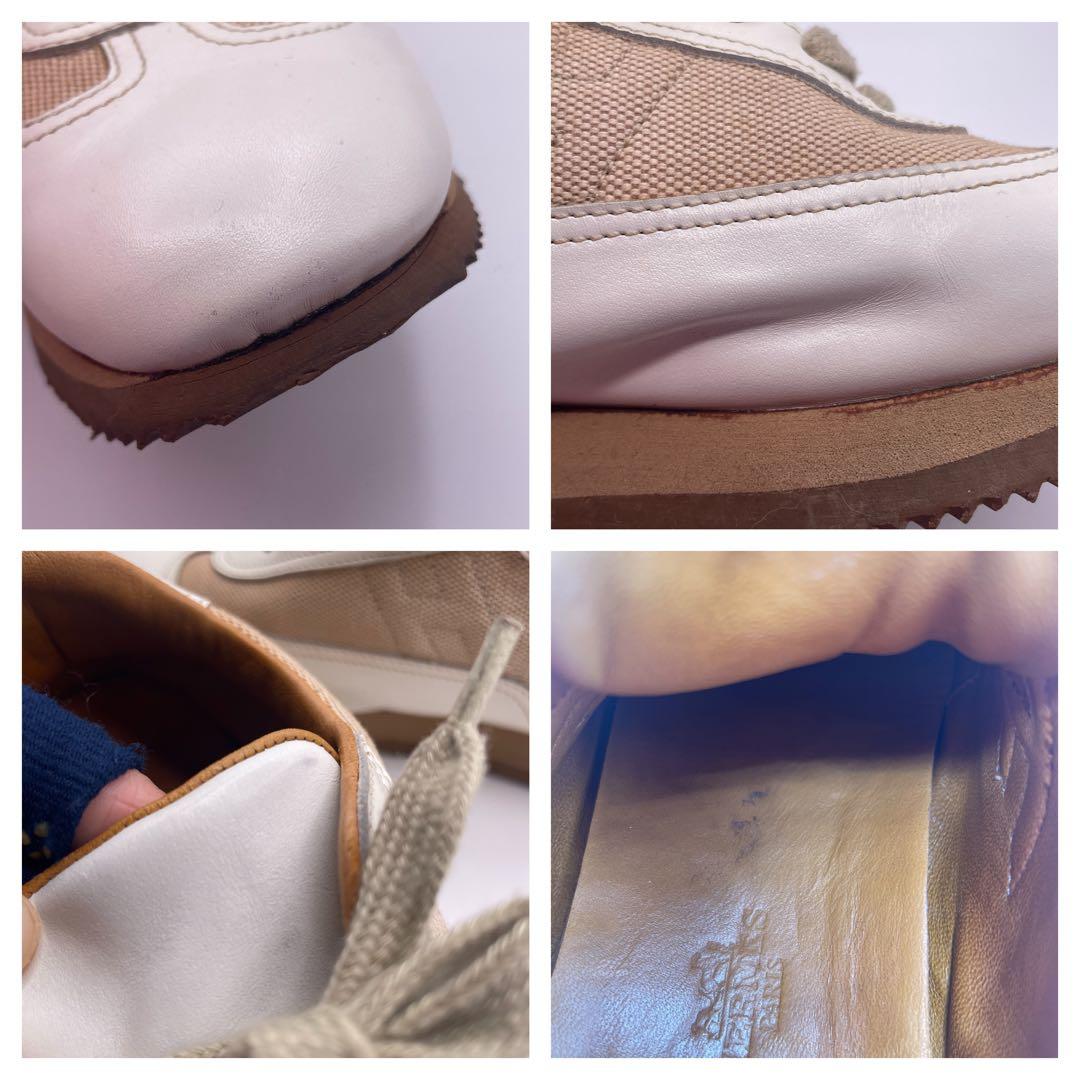 希少✨HERMES エルメス【23.5】クイック レザー Hロゴ 高級感✨定番