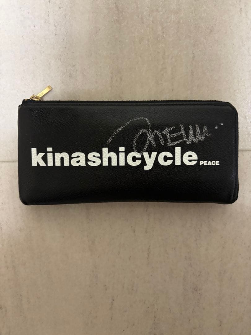 匿名配送　レア！木梨サイクル　長財布　直筆サイン入り