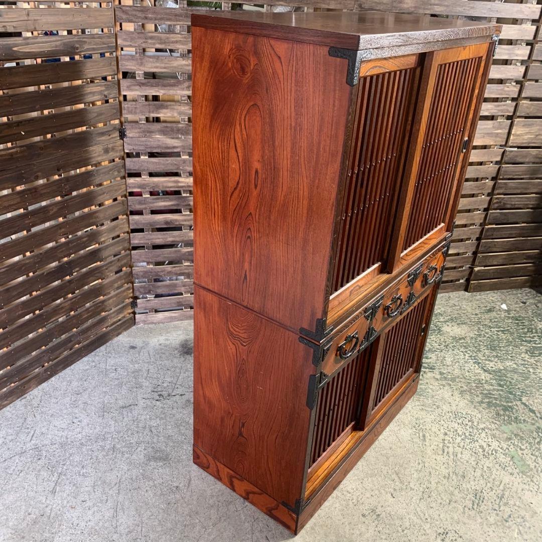 I197\" 岩谷堂タンス 民芸家具 伝統工芸品 鉄金具 昭和レトロ