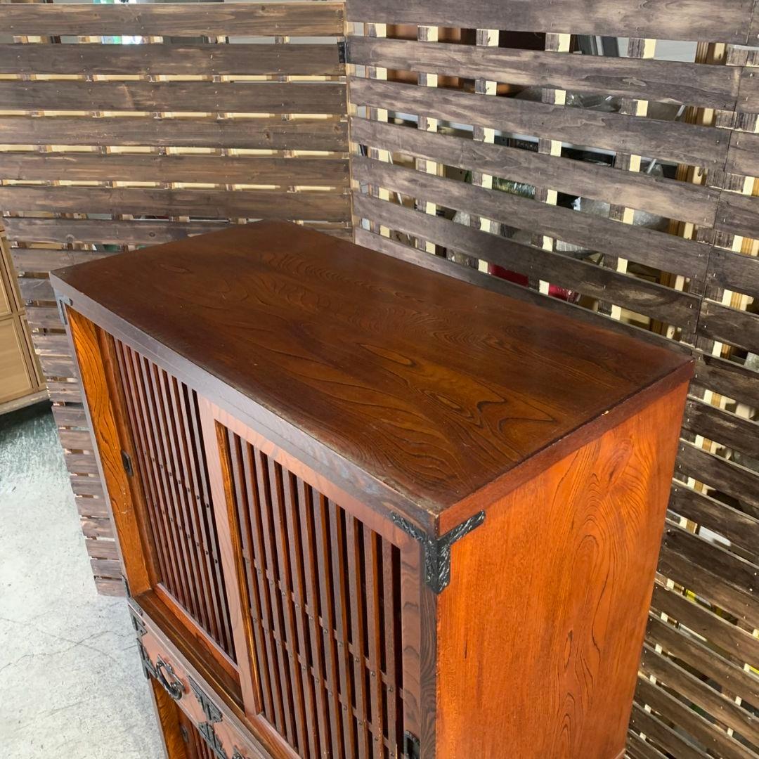 I197\" 岩谷堂タンス 民芸家具 伝統工芸品 鉄金具 昭和レトロ