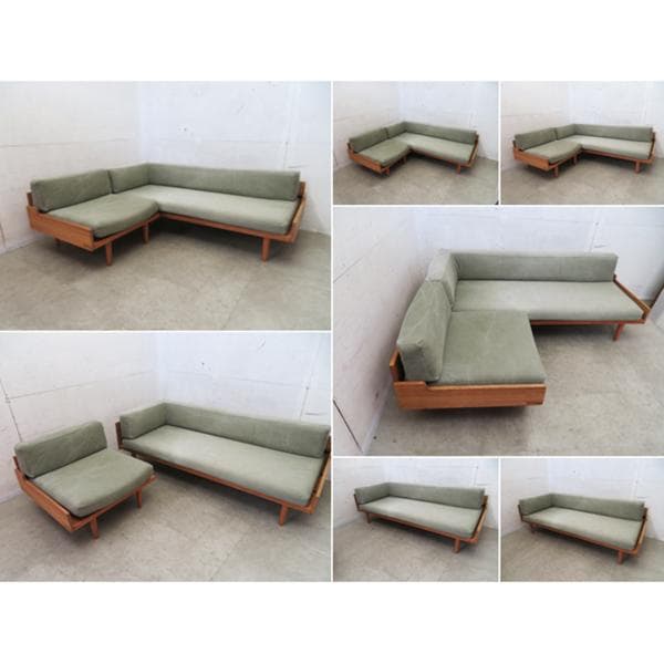 モモナチュラル■DAY SOFA 3P+1P■デイベッド■オーク材