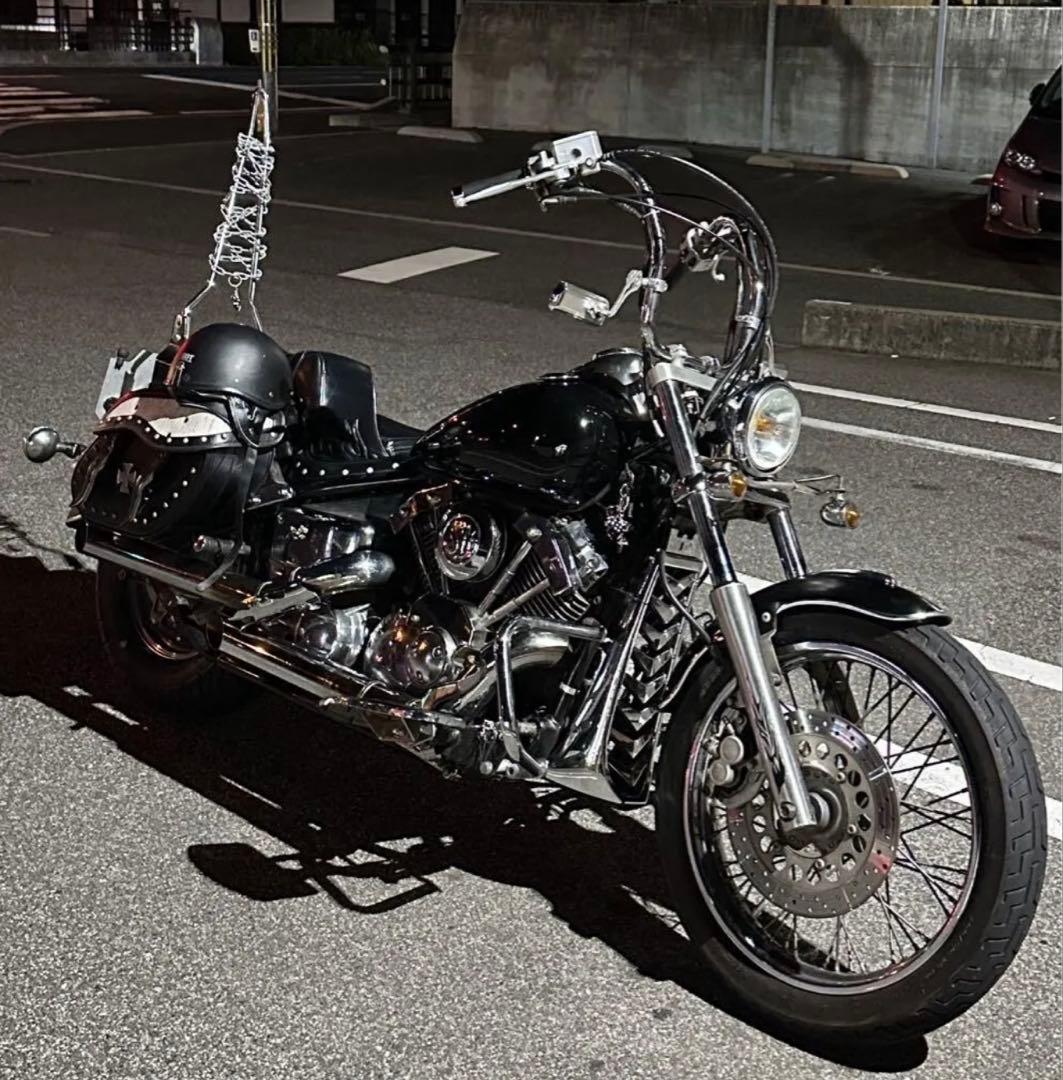 黒 ドラッグスター400 アンダーカウル チンスポ アンダーカバー 新品未使用