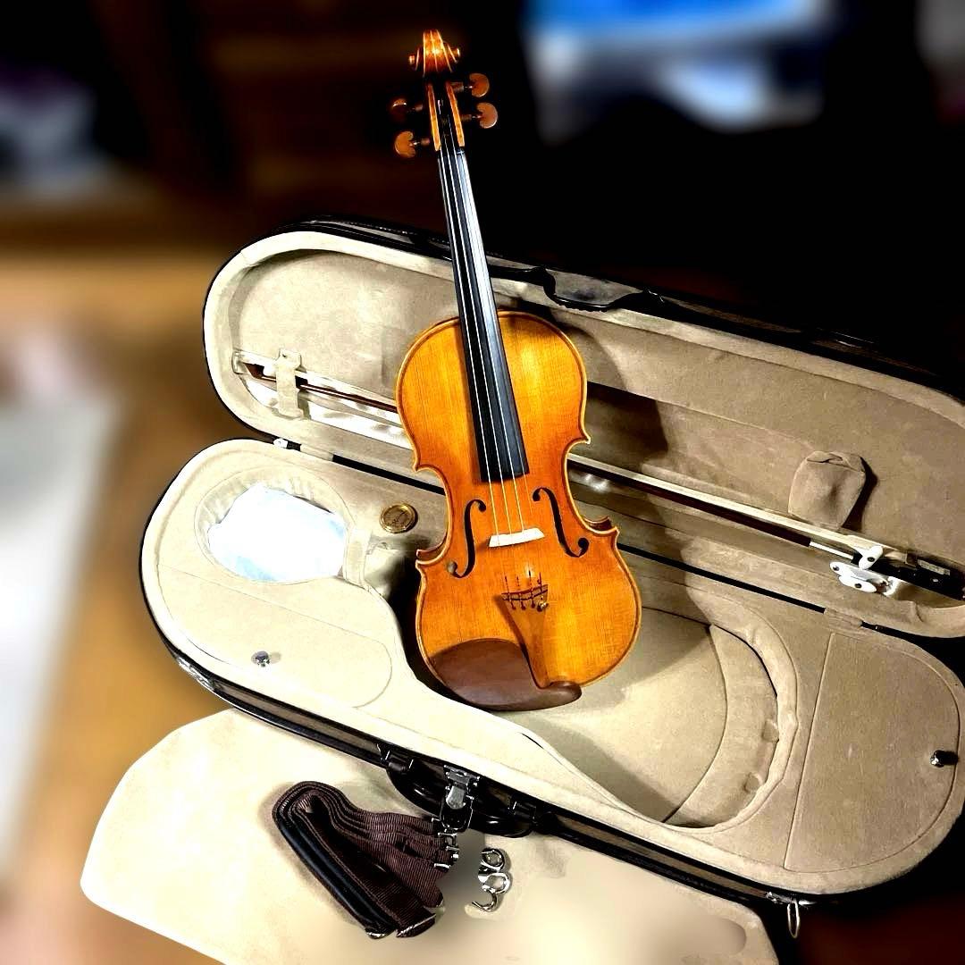期間限定最終値下げ‼️ Setsuo Arai氏製作バイオリン 高級弓、ケース付