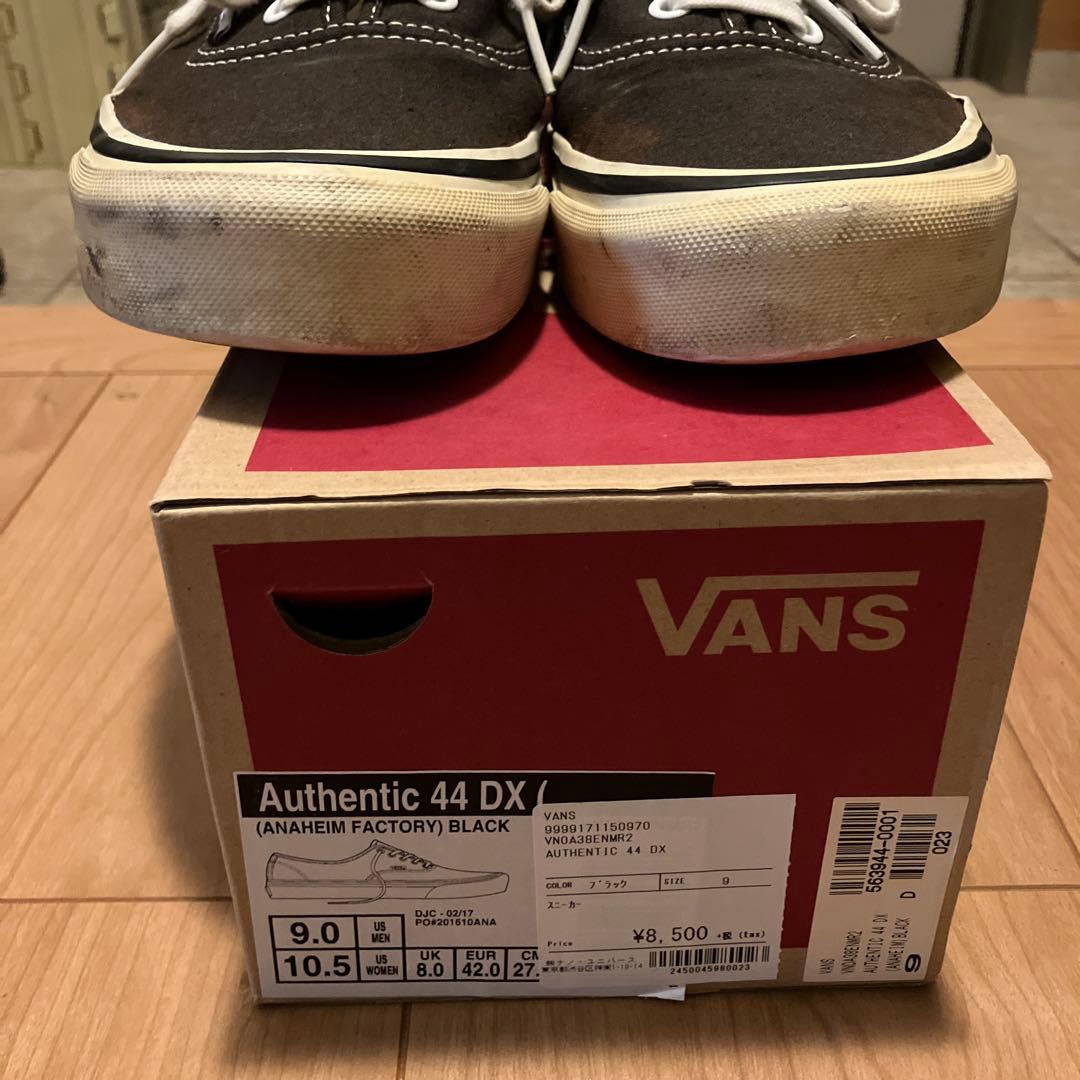 VANS Authentic アナハイム44 DX ブラック 27㎝　バンズ