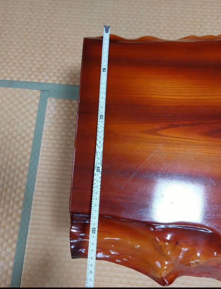 【値下げ】高級銘木 高級木材 一枚板 座卓 和室 天然木 レトロ　和室