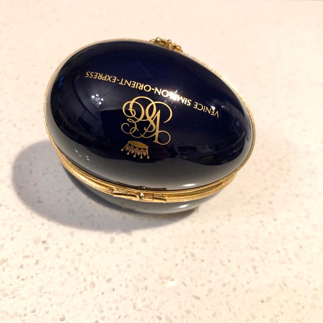 [VENICE SINPLON-ORIENT-EXPRESS] 陶器 小物入れ