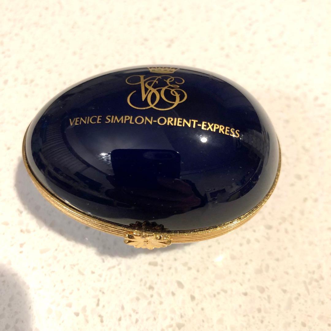 [VENICE SINPLON-ORIENT-EXPRESS] 陶器 小物入れ