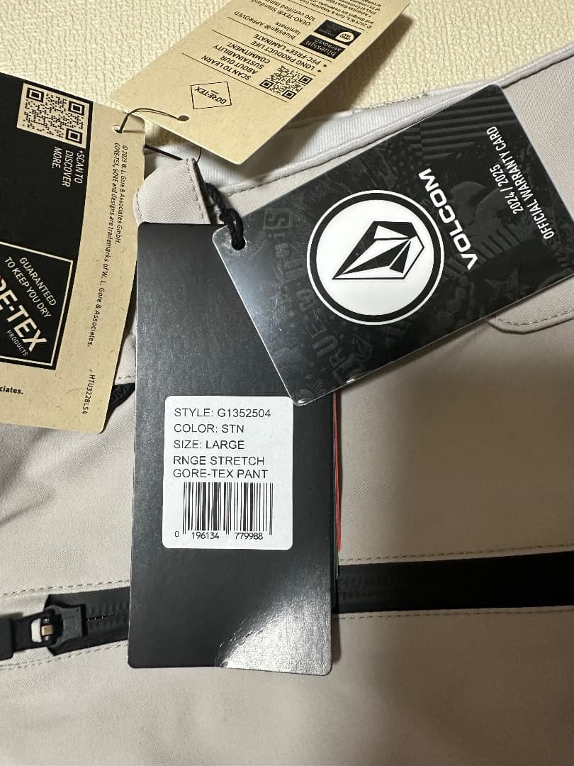 b*a様 VOLCOM パンツ Lサイズ Gore-Tex スノボウェア
