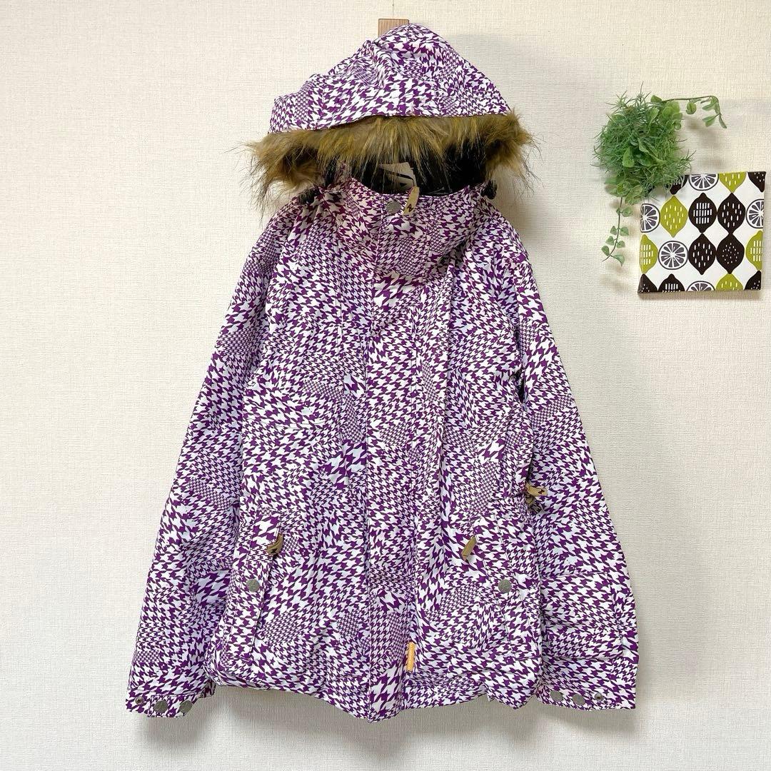 【AA HARDWEAR】 レディース スノーウェア スノボ S 美品 総柄