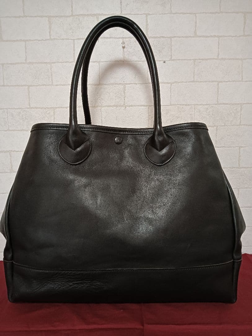 美品!ザ・シュペリオールレイバー　　　　肉厚オールレザー大型トートバッグ バッグ