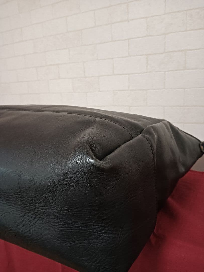 美品!ザ・シュペリオールレイバー　　　　肉厚オールレザー大型トートバッグ バッグ