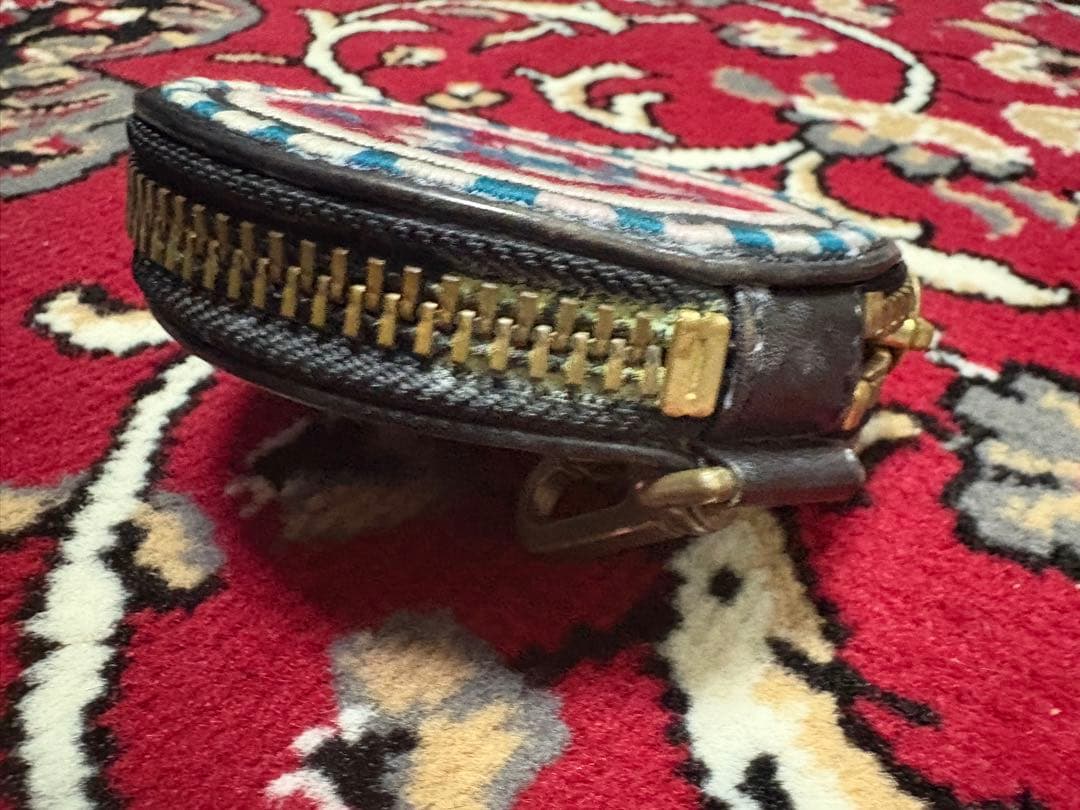 希少 初期black means LEATHER COIN CASE