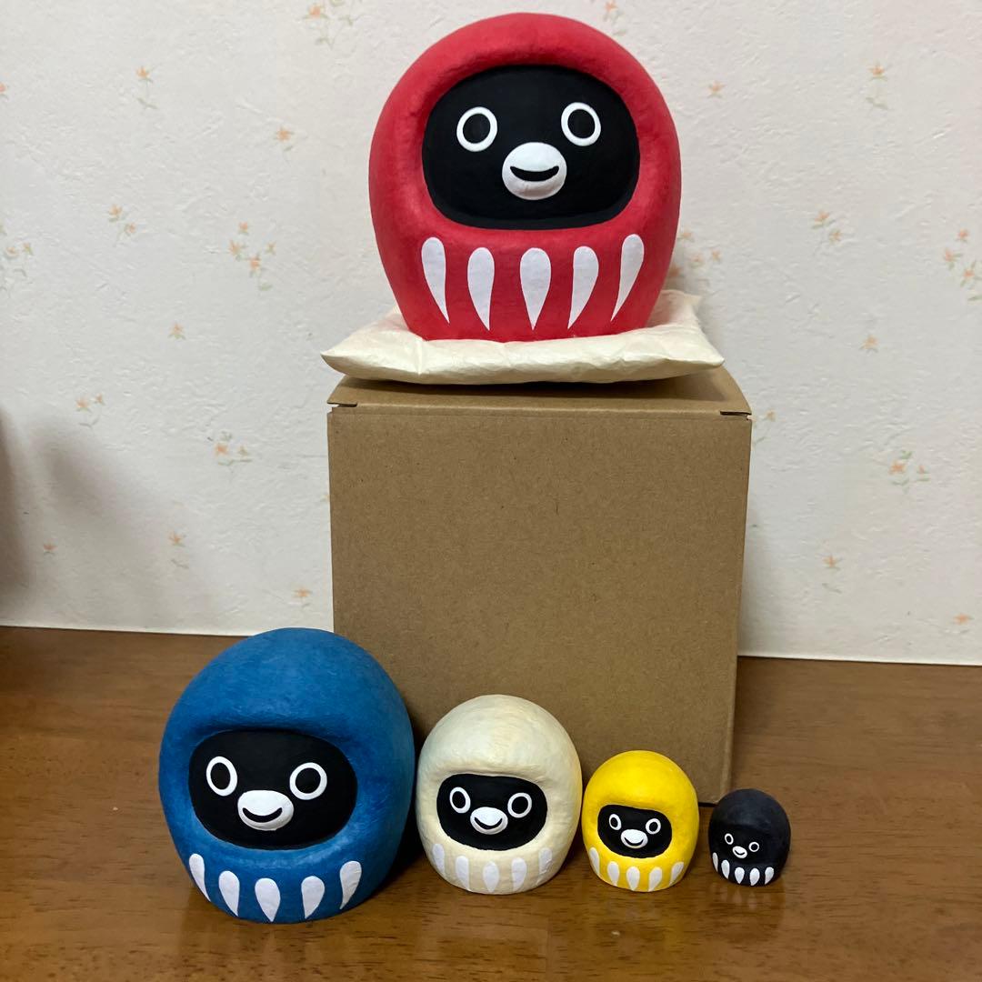 Suicaのペンギン　はりこーシカ（だるま）5体セット　新品