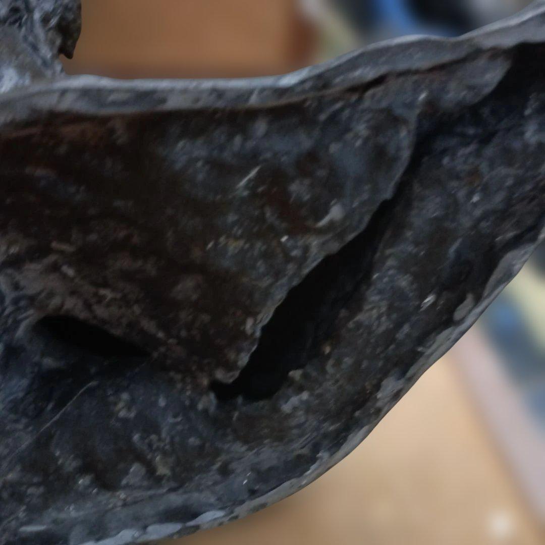 M*i様 ４２4５）樹脂製ブロンズ風の裸婦像　銘あり　高さ約４０ｃｍ