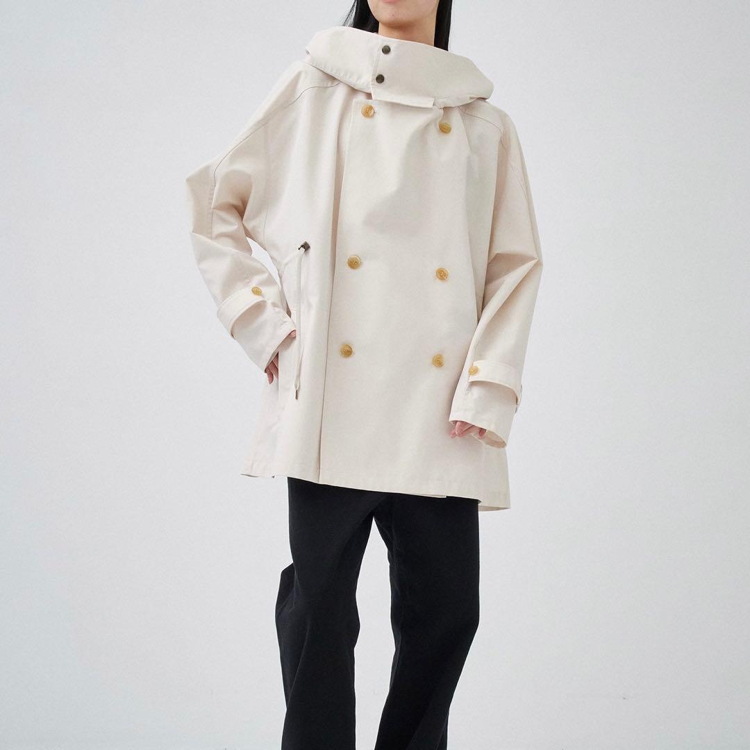 VACHEMENT リサイクル シェルタフタ ショート トレンチ