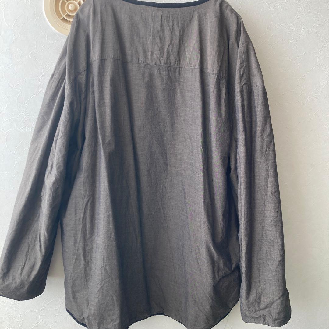 YOKO SAKAMOTO プルオーバー リバーシブル ブラック カーキ