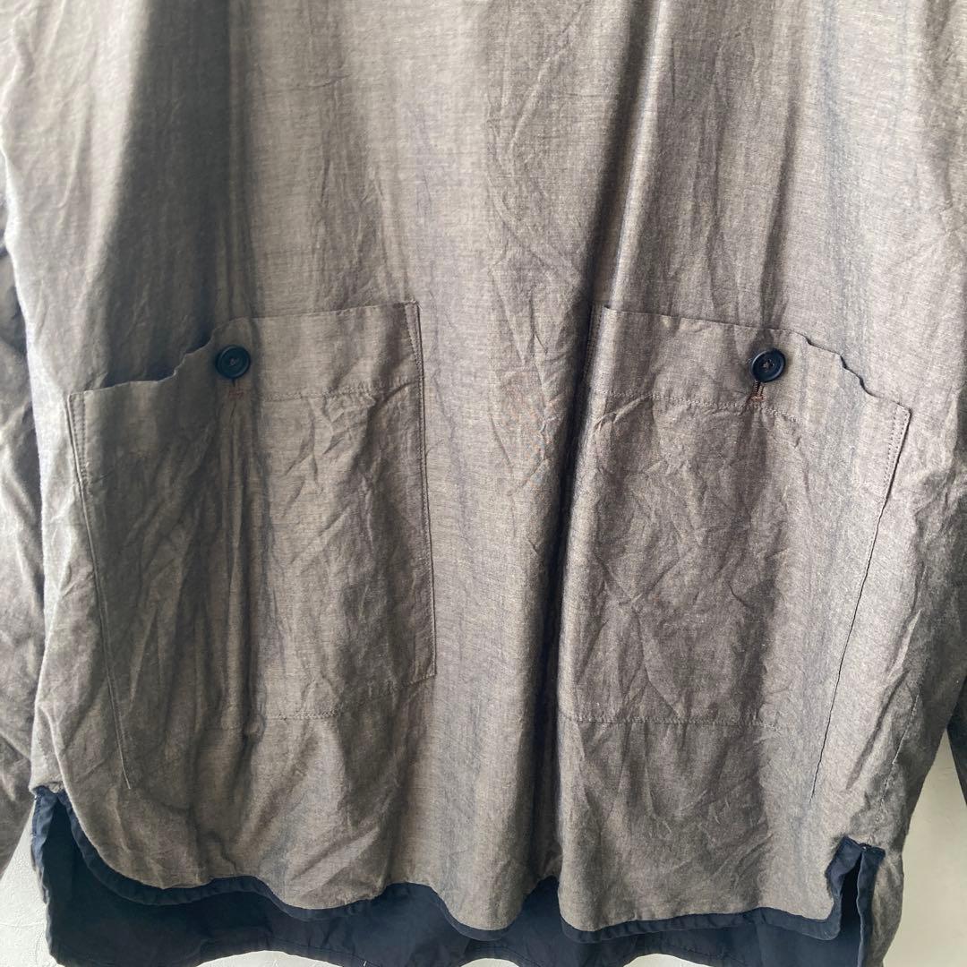 YOKO SAKAMOTO プルオーバー リバーシブル ブラック カーキ