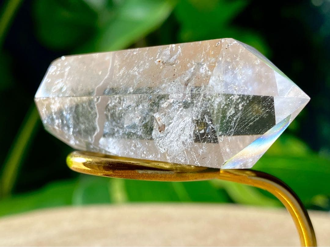 ガネーシュヒマール産 ダブルポイント ヒマラヤ水晶　天然石　両剣水晶