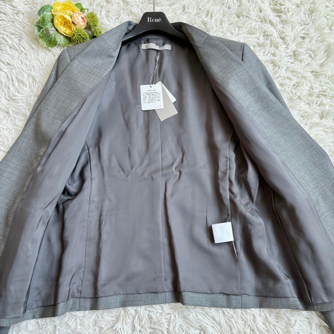 新品タグ付きあり♡セオリーリュクス スーツ上下 エグゼクティブ グレー 40/L
