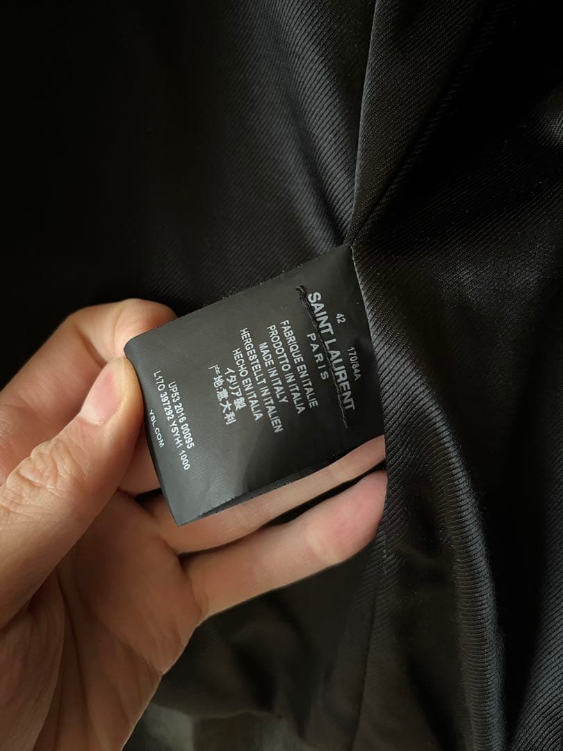 saint laurent l17 サイズ42 エディ期　ライダースジャケット