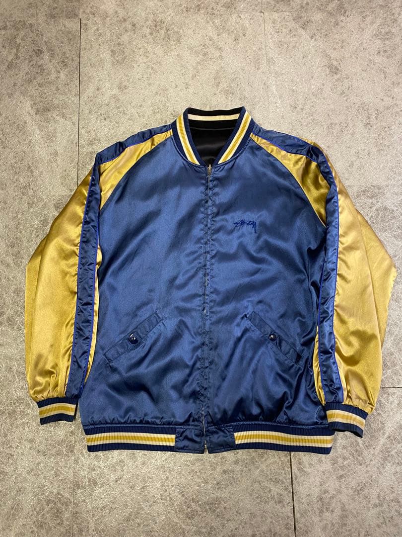 超レア old stussy スカジャン リバーシブル XL