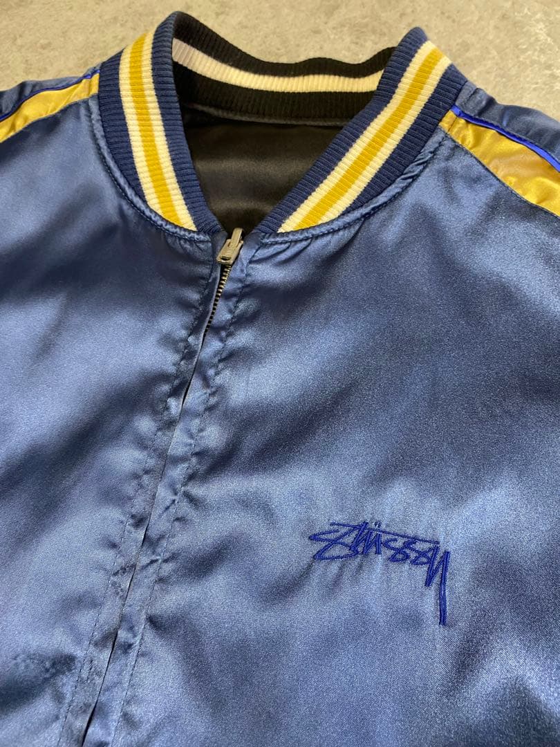 超レア old stussy スカジャン リバーシブル XL