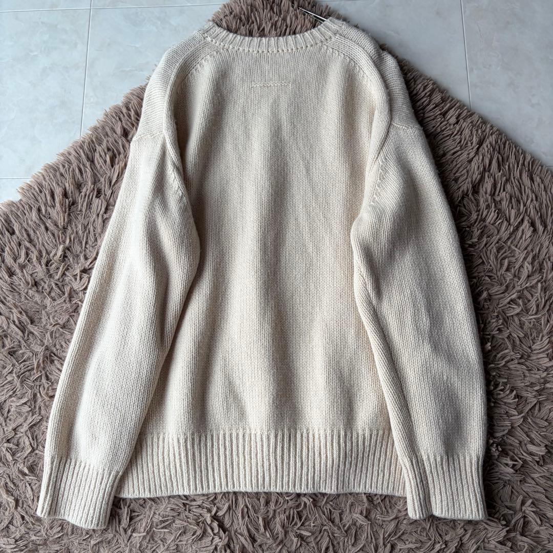 2023AW✨スローン 5G ジーロンラム×カシミヤ クルーネック ベージュ 2