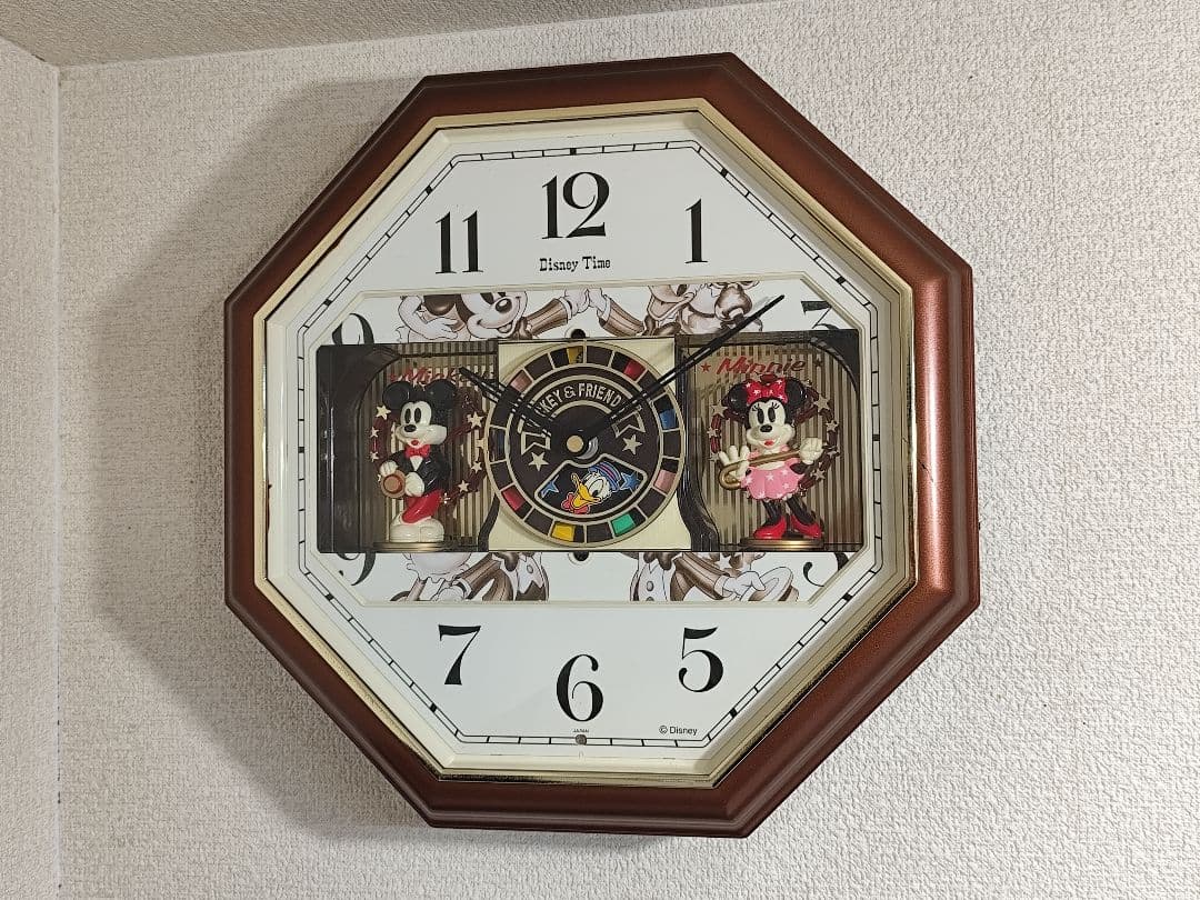 ディズニー ミッキー からくり時計 FW523B 動作確認済み レア SEIKO
