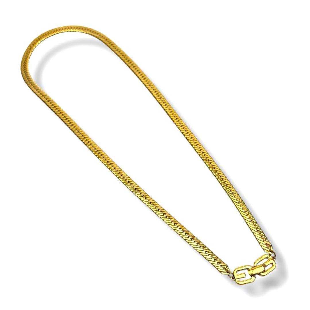 【美品】GIVENCHY ジバンシー 喜平チェーン ネックレス ゴールド