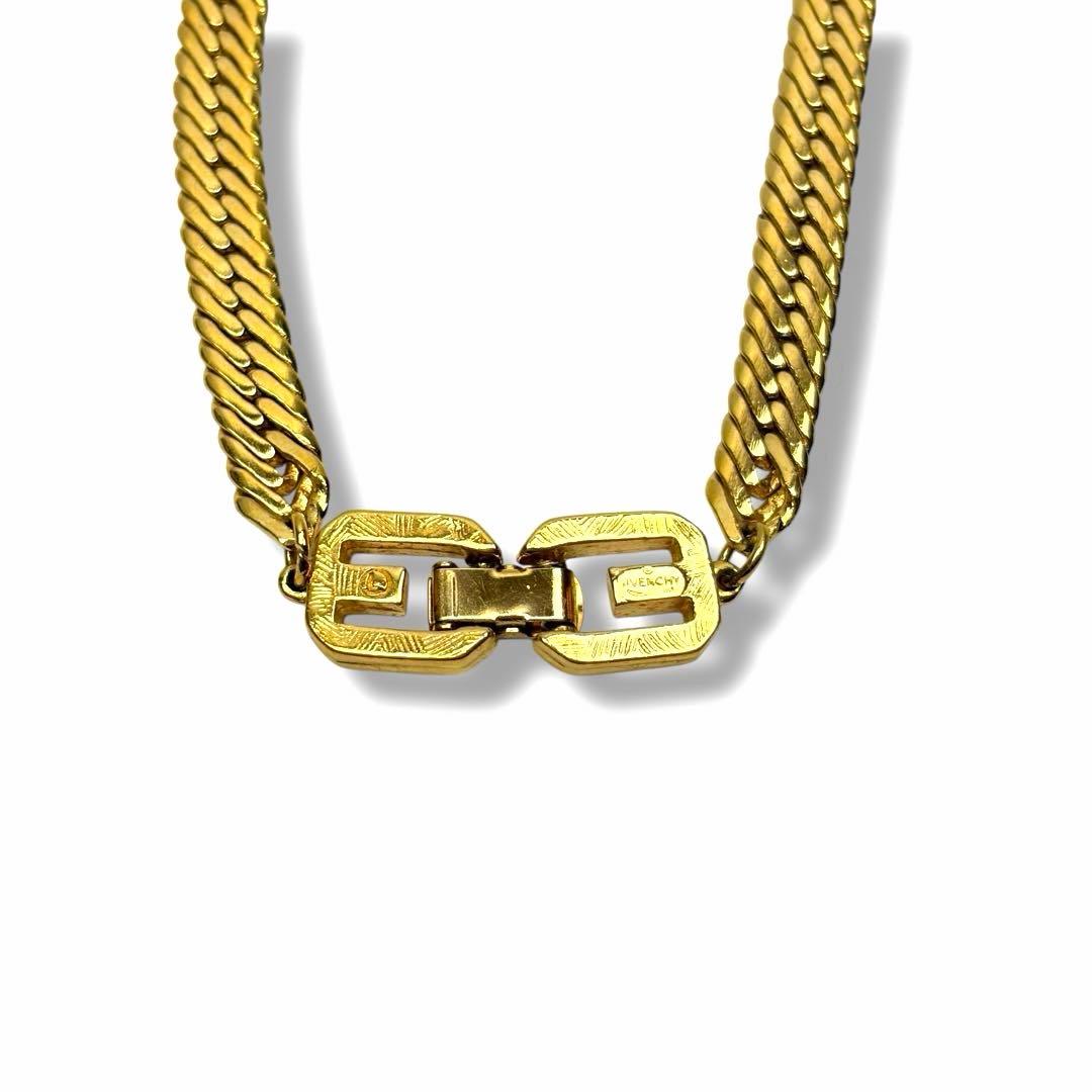 【美品】GIVENCHY ジバンシー 喜平チェーン ネックレス ゴールド