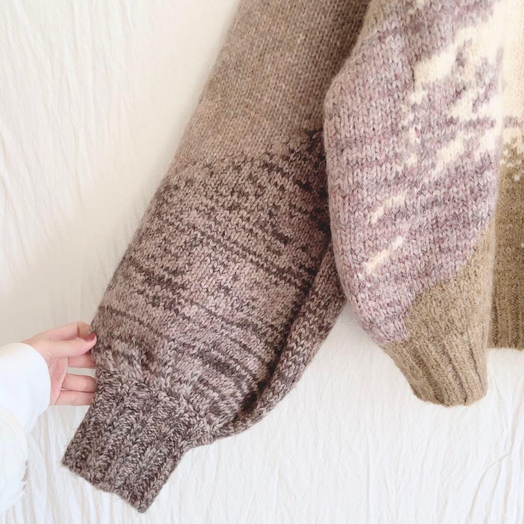 トップス AMERI ANDREA ABSTRACT PAINT KNIT