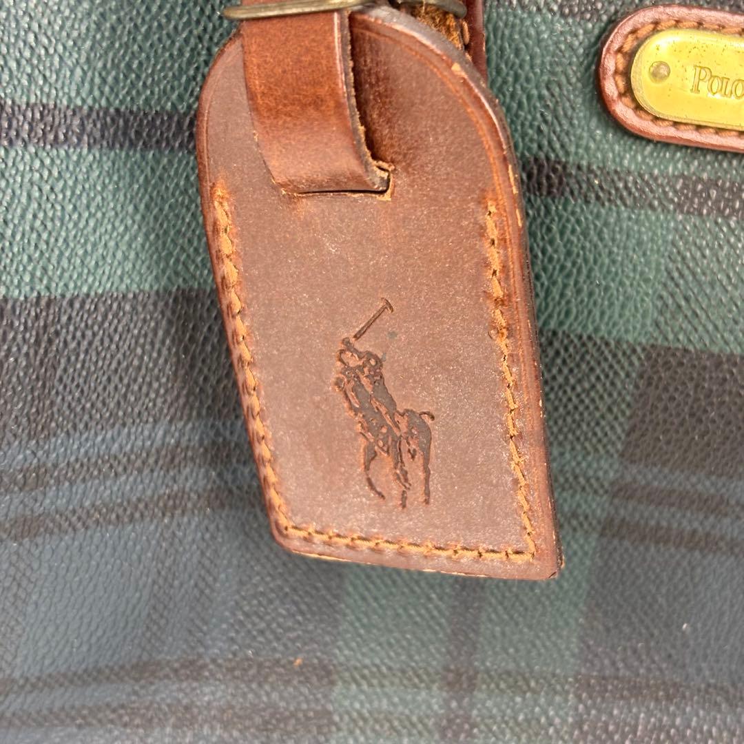 希少✨Polo Ralph Lauren ミニボストンバッグ タータンチェック