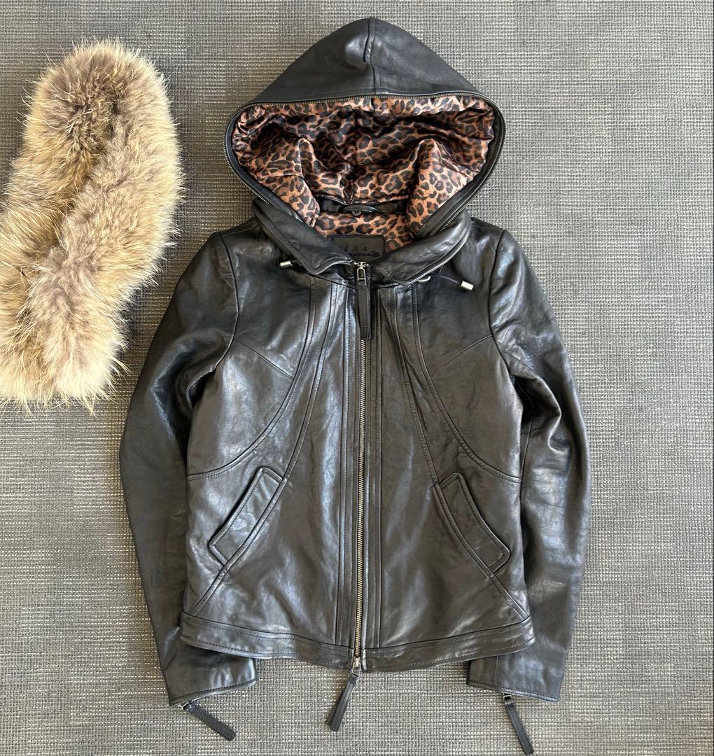 ジャケット・アウター GOA 00s archive fur leather jacket 3WAY