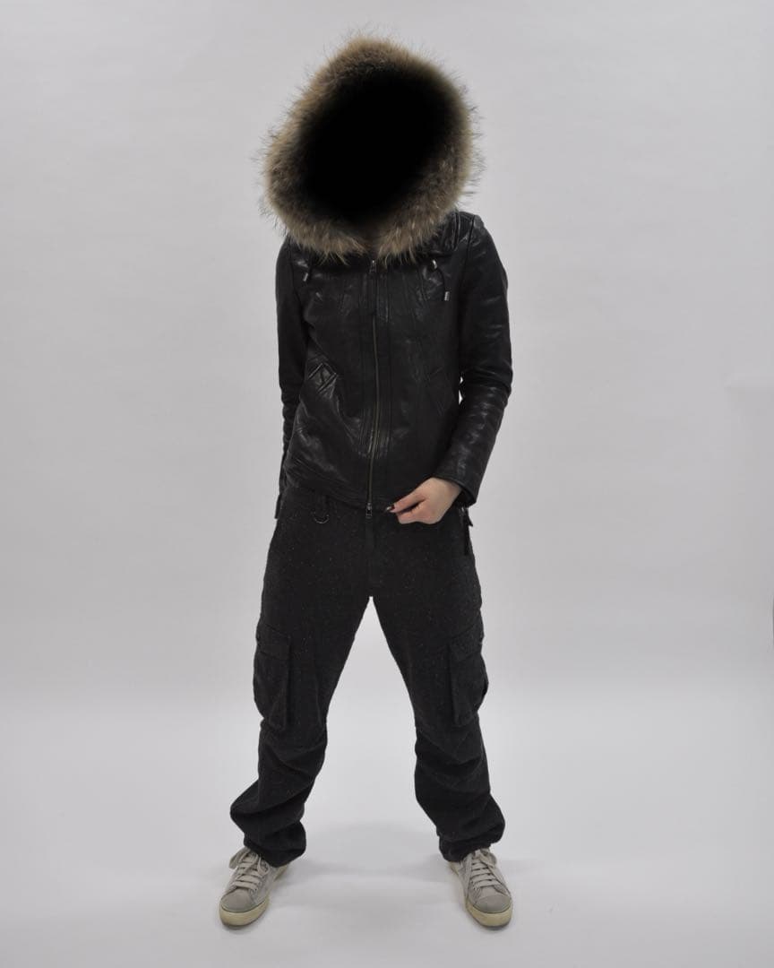 ジャケット・アウター GOA 00s archive fur leather jacket 3WAY