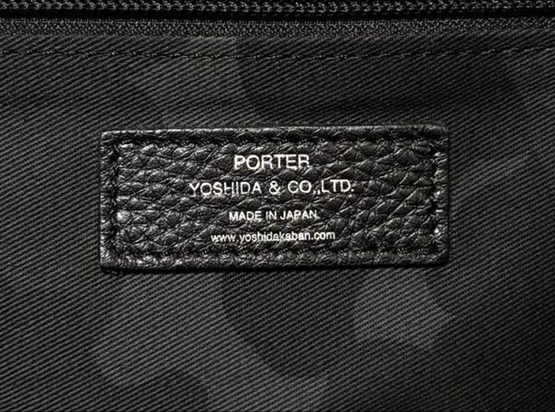未使用級✨ポーター ディライト トートバッグ A4可 カモフラ オールレザー 黒