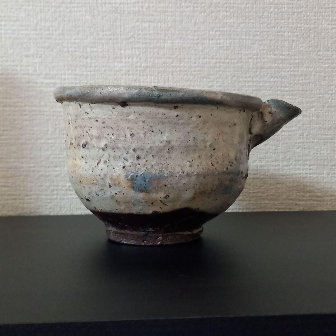 中川　自然坊　粉引　片口鉢