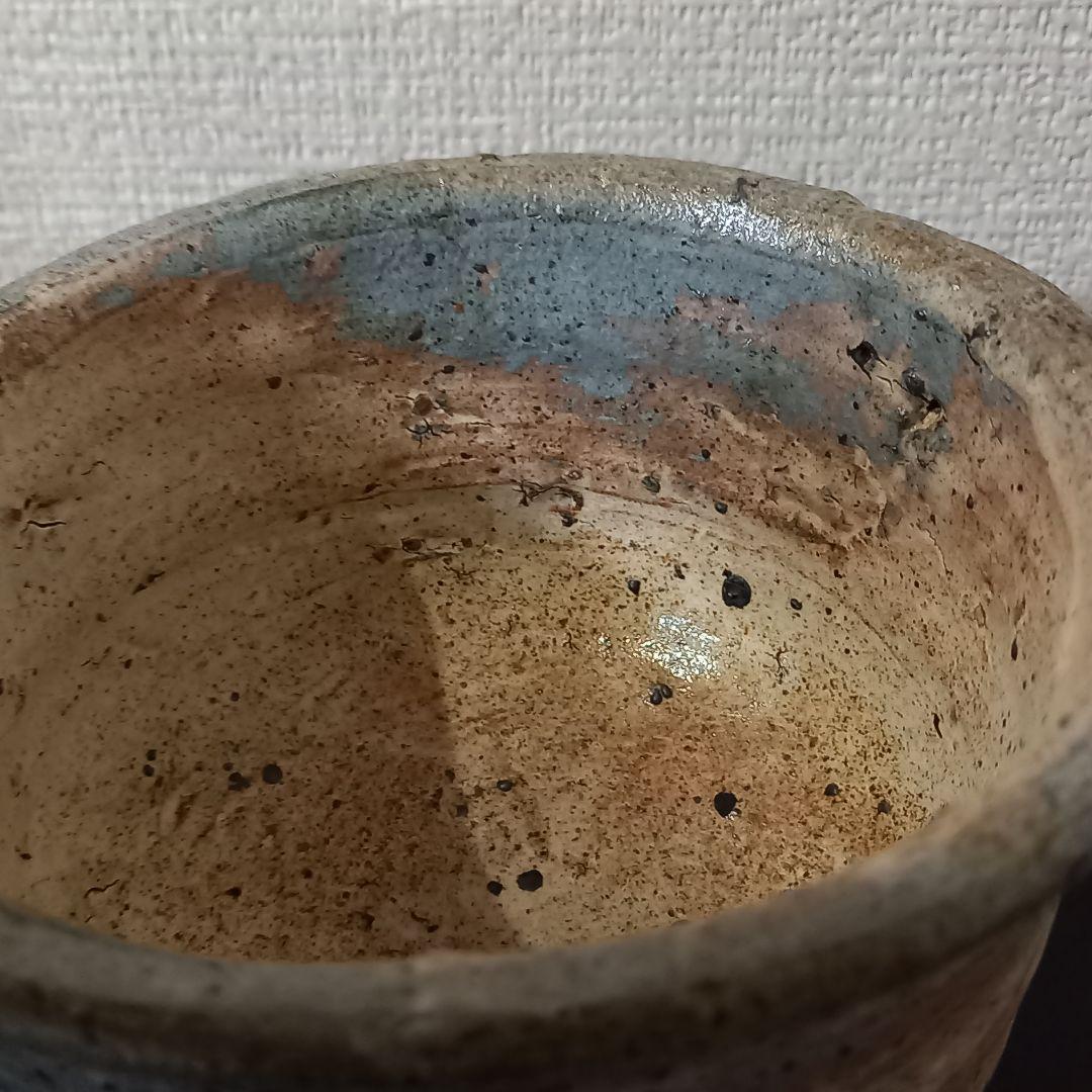 中川　自然坊　粉引　片口鉢