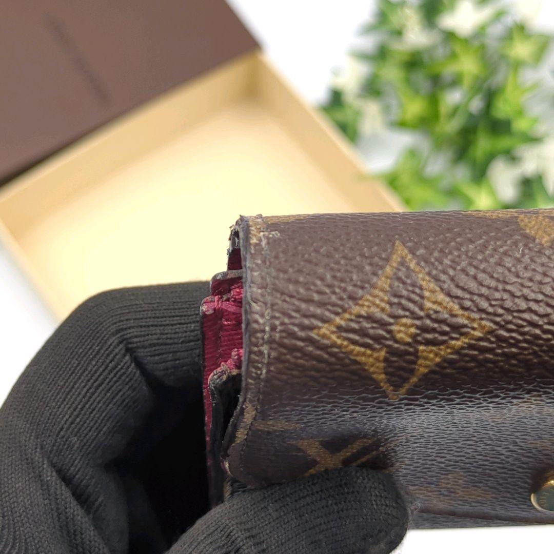 ルイヴィトン モノグラム ポルトフォイユ アリアンヌ フューシャ　折り財布
