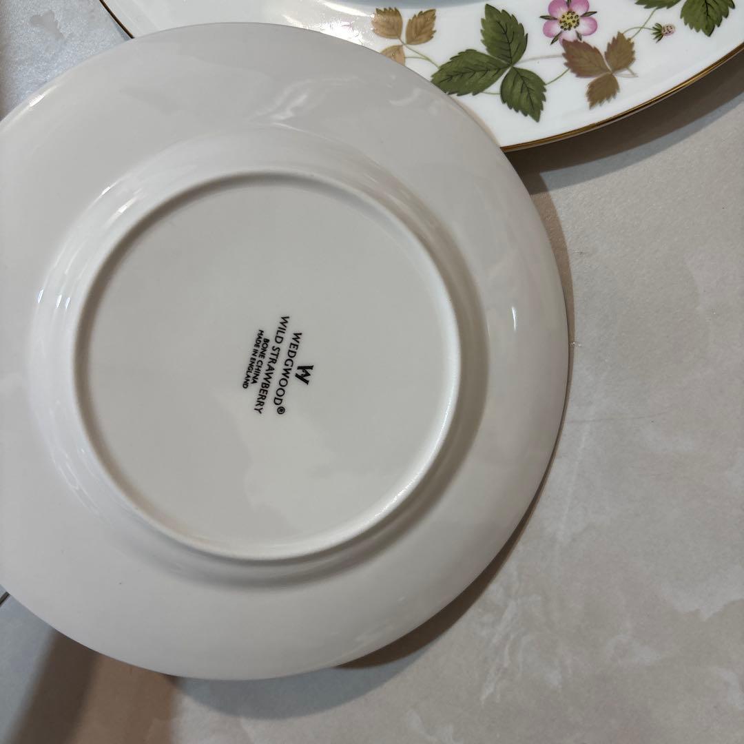 ウェッジウッド　ワイルドストロベリー　3枚セット　プレート皿　食器