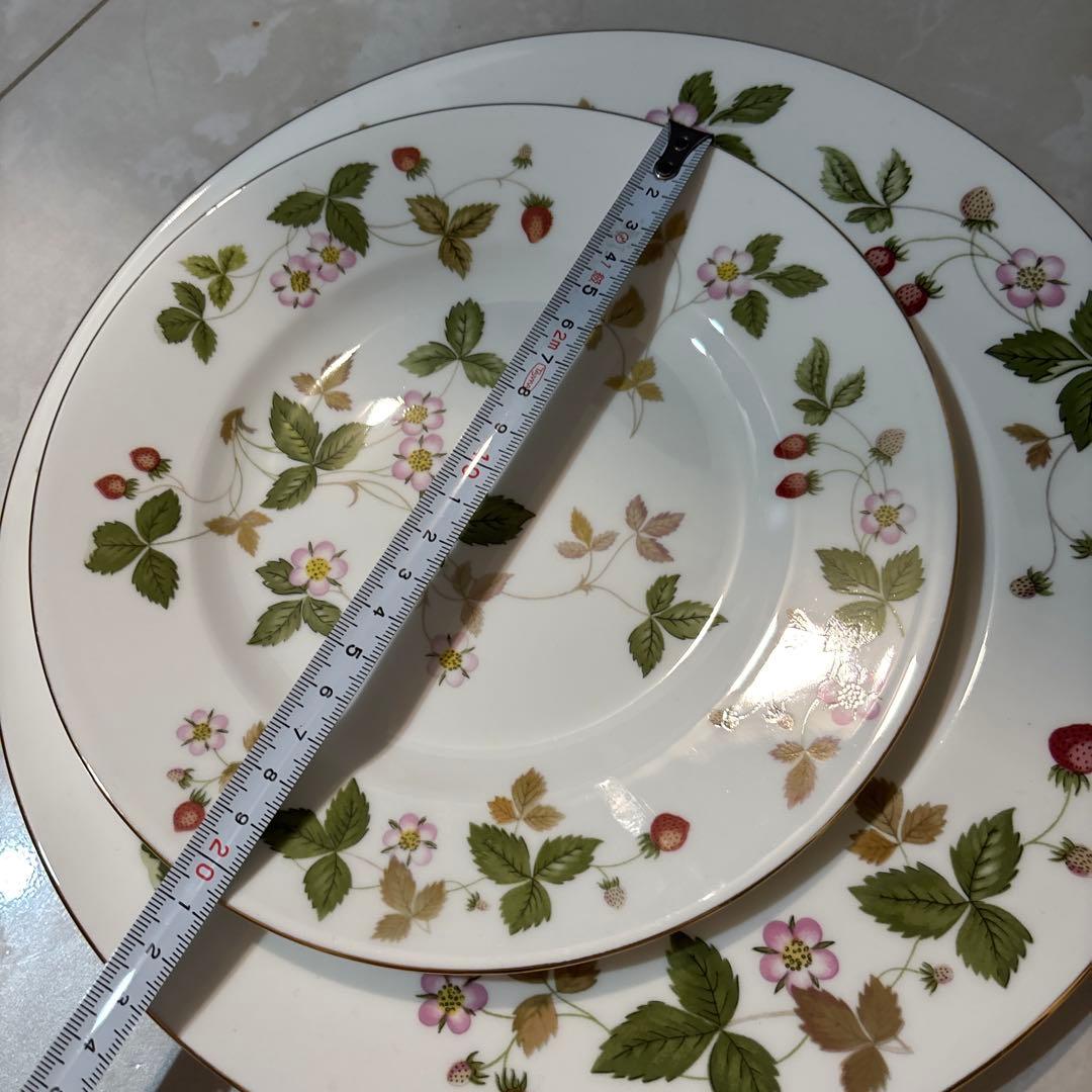 ウェッジウッド　ワイルドストロベリー　3枚セット　プレート皿　食器