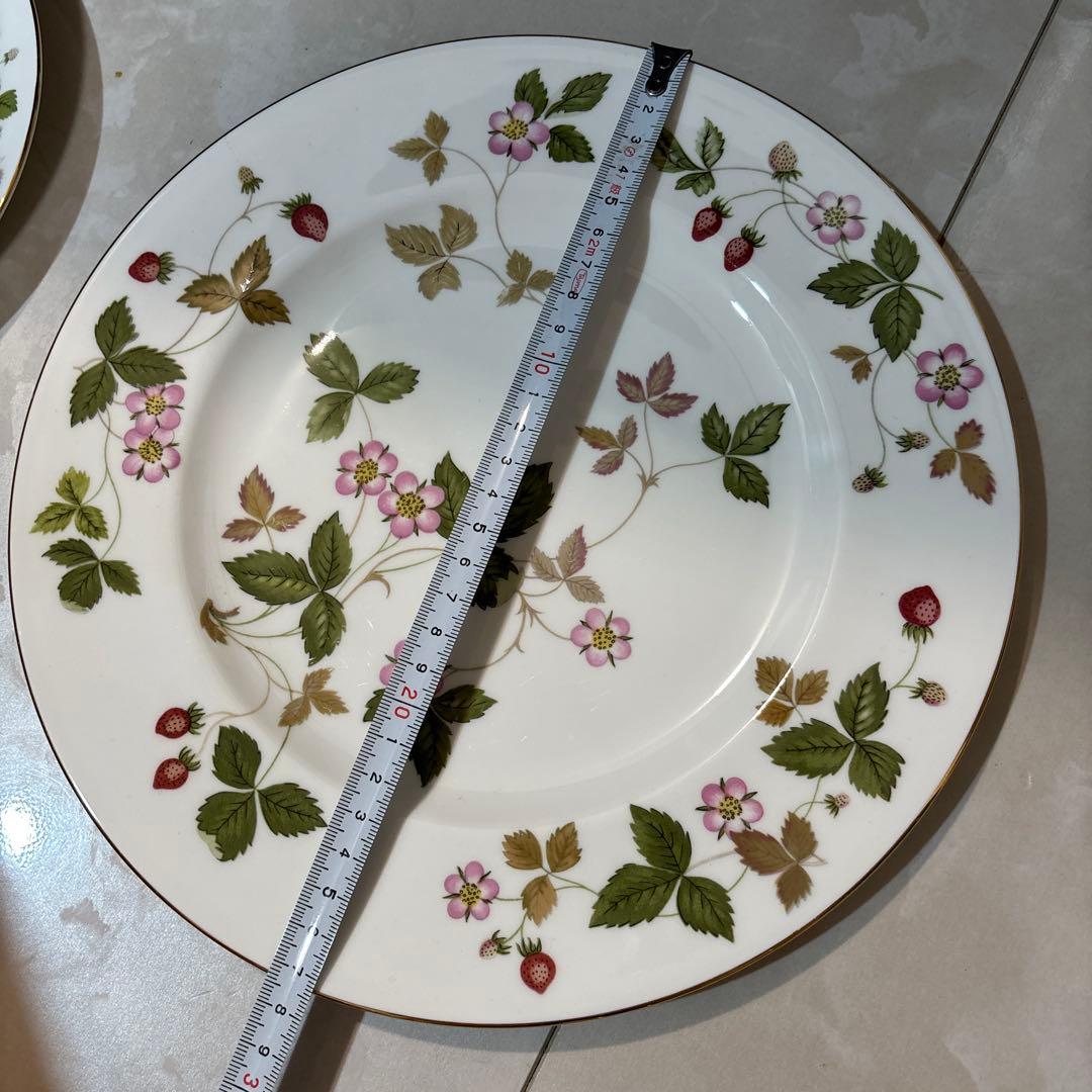 ウェッジウッド　ワイルドストロベリー　3枚セット　プレート皿　食器
