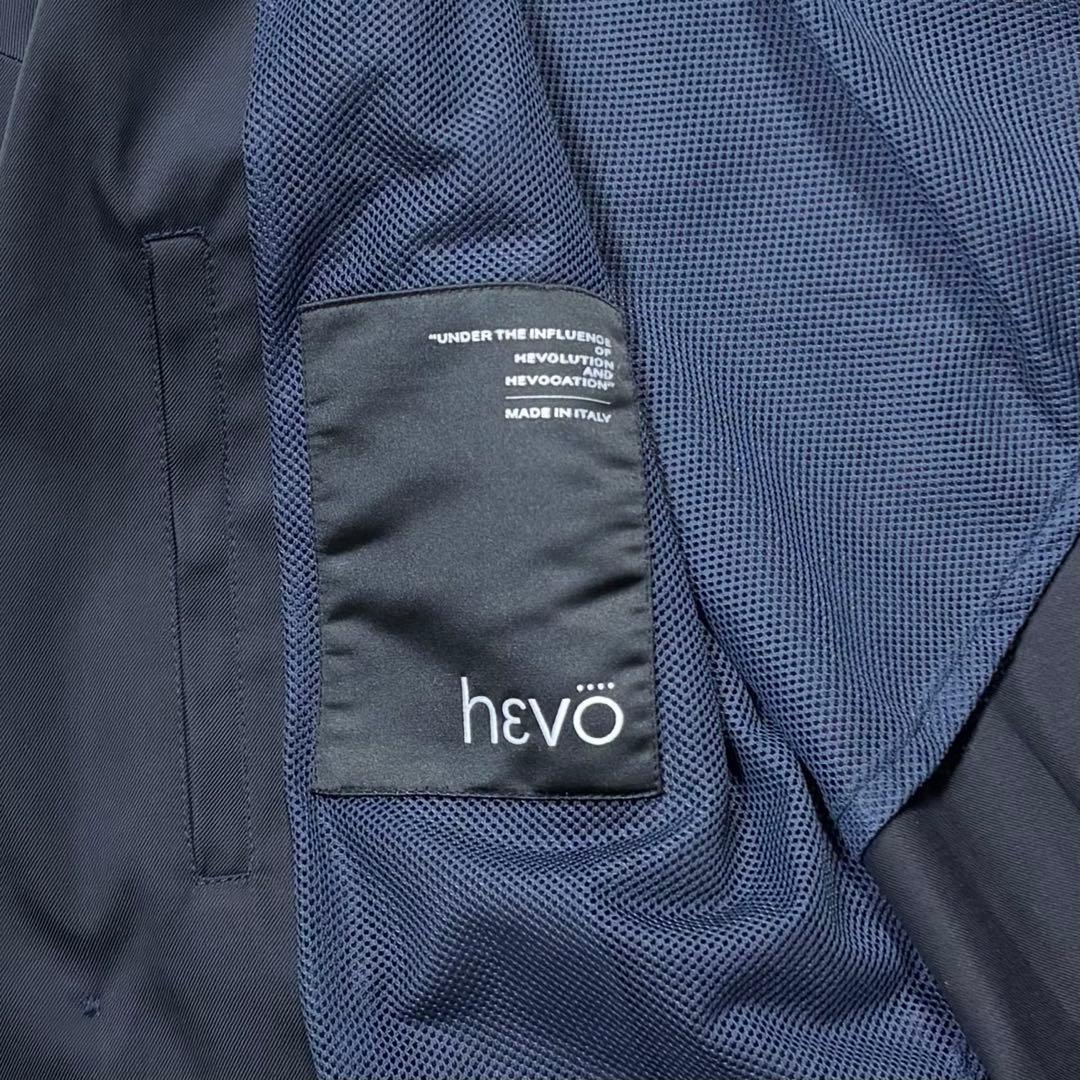 RealR様　HEVO イーヴォ　トレンチコート　ベルト　ネイビー　48 L