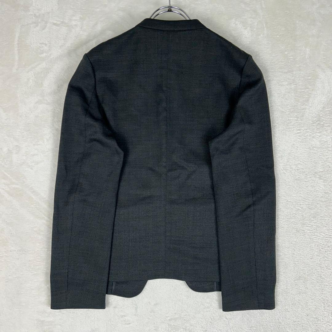 美品✩ユナイテッドアローズ ノーカラーパンツスーツセットアップ ストレッチ 洗濯
