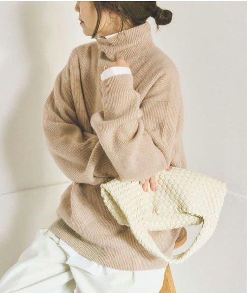 プラージュ　LOOSE TURTLE NECK プルオーバー