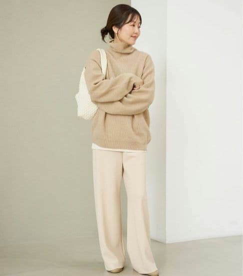 プラージュ　LOOSE TURTLE NECK プルオーバー