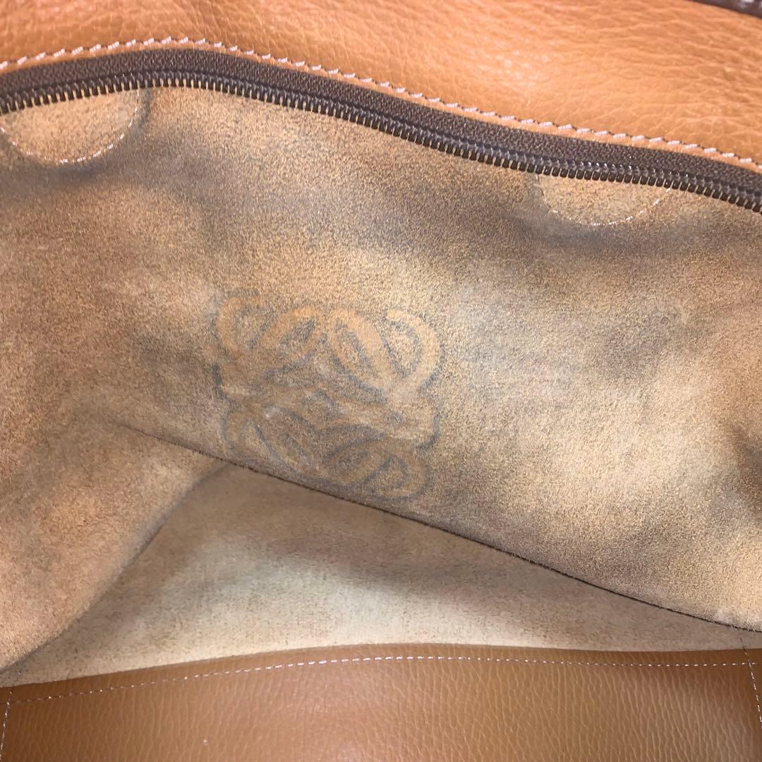 ロエベ LOEWE アマソナ 40ボストンバッグ ア ナグラム　ハンド　レザー