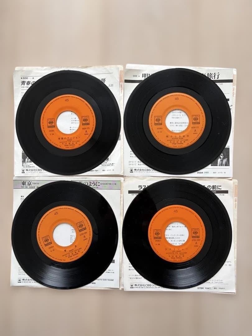 浜田省吾 7インチシングルレコード　　　　　19枚セット